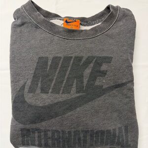 Vintage Nike International Gray Sweatshirt